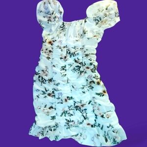 Floral Off-Shoulder Dress